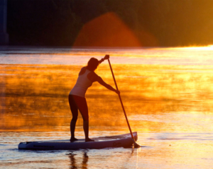 Paddleboard on Lake Keowee