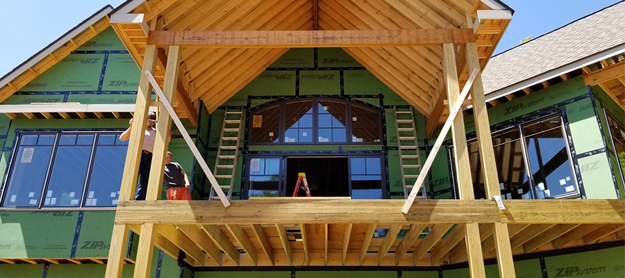 New custom home construction in Lake Keowee, SC